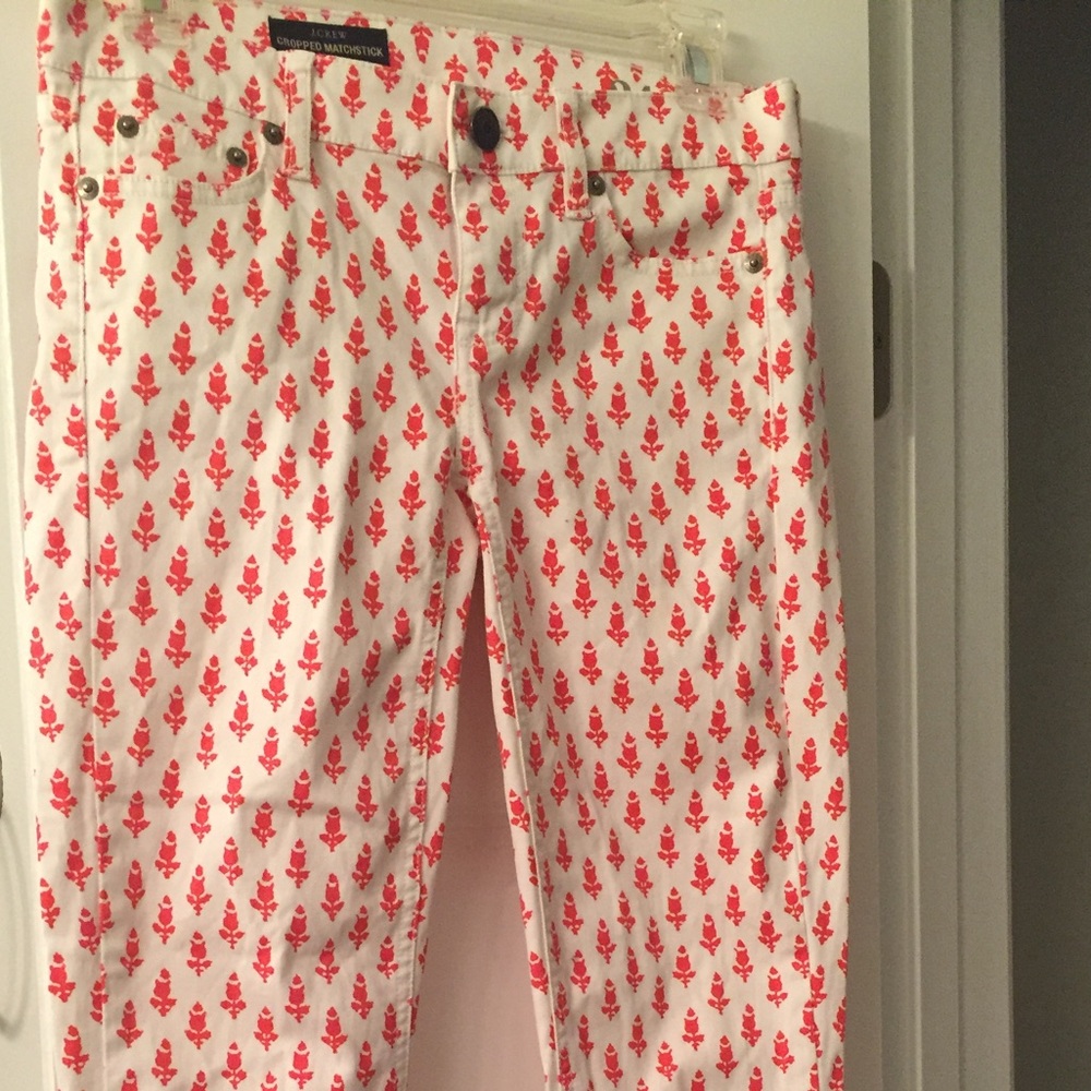 J Crew Cropped Matchstick pants
